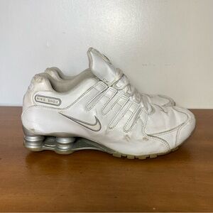 Nike Shox Women’s Size 8.5 NZ SL Running Walking Shoes 366571-111 White Silver